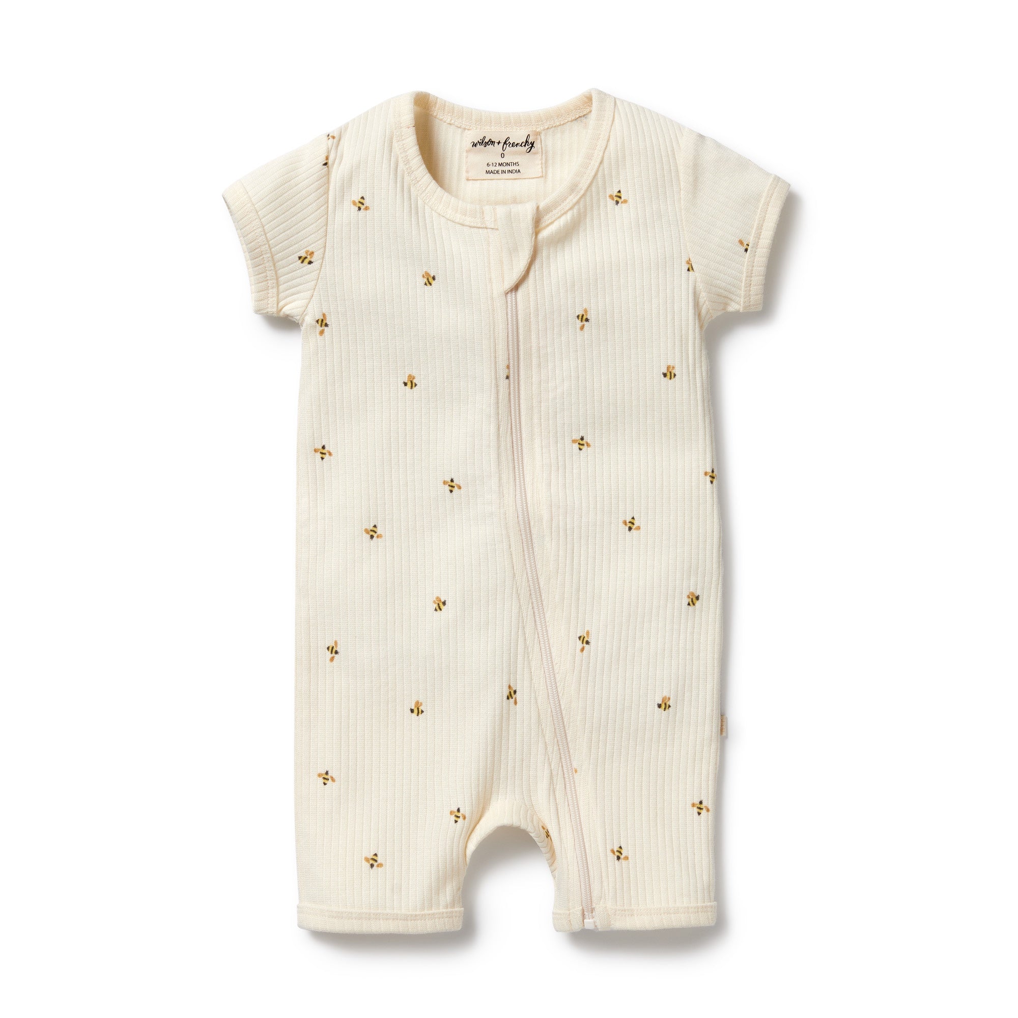 Wilson & Frenchy Organic Boyleg Zipsuit - Bee Mine
