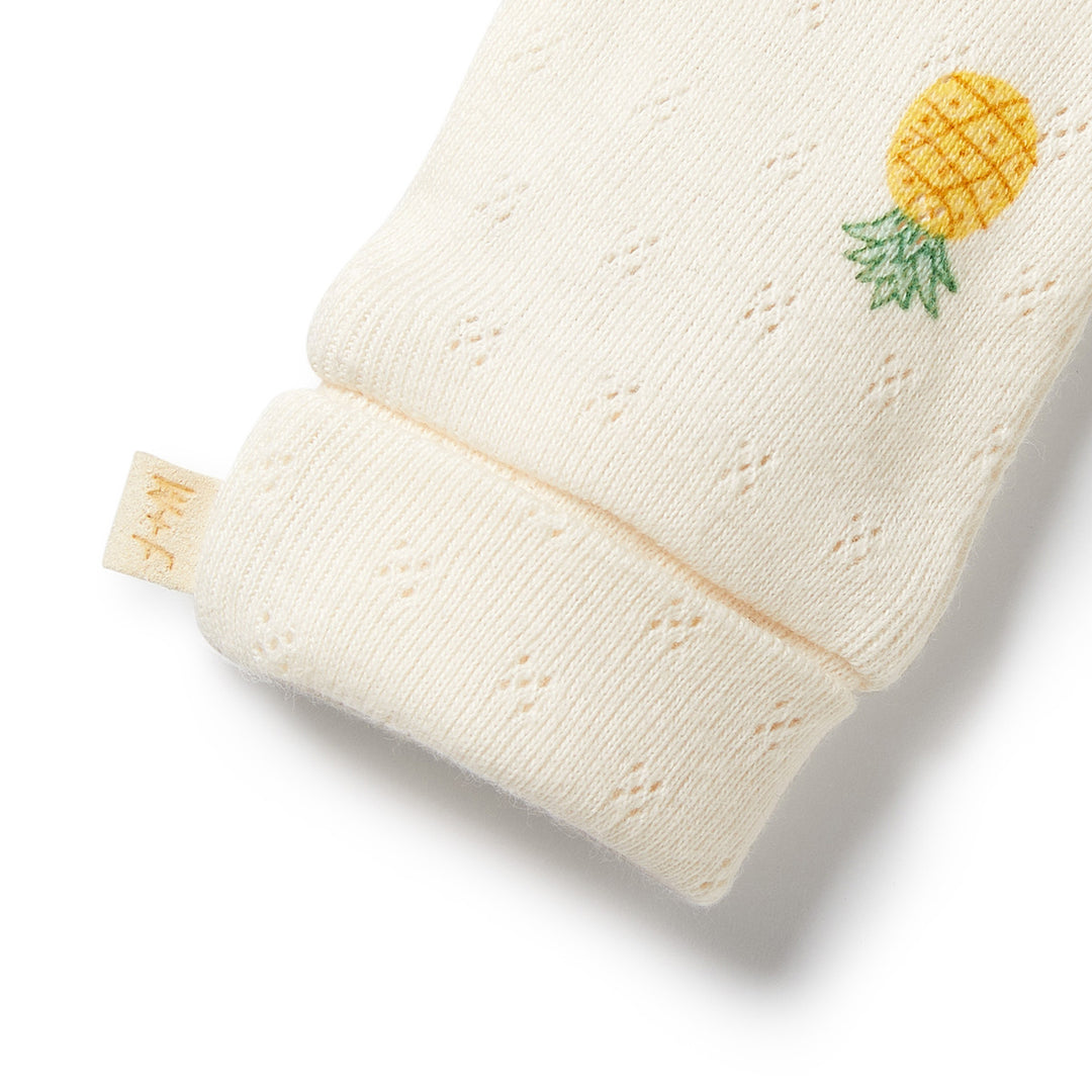 Wilson & Frenchy Organic Pointelle Mittens - Piney Pals