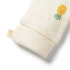 Organic Pointelle Mittens - Piney Pals