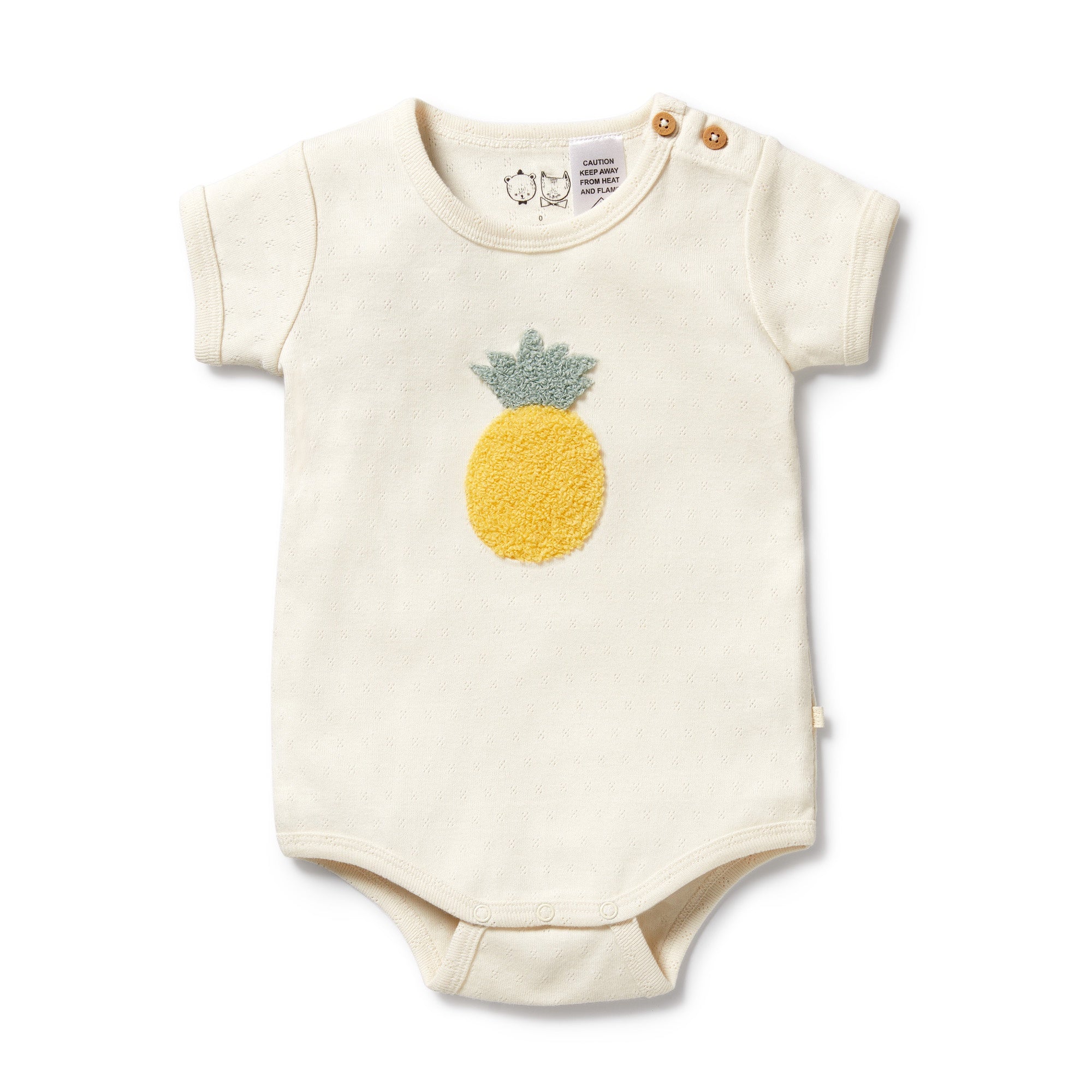 Organic Pointelle Bodysuit - Piney Pals