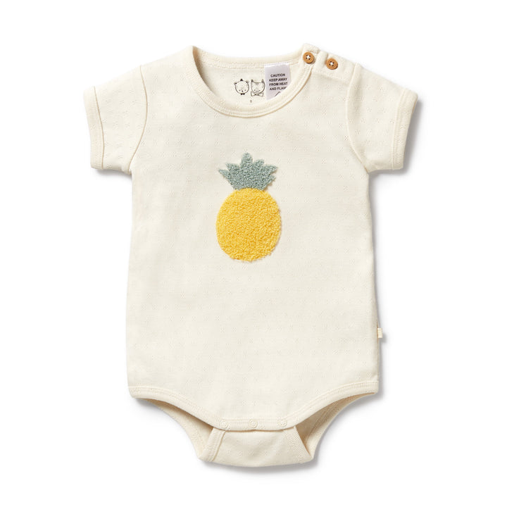 Wilson & Frenchy Organic Pointelle Bodysuit - Piney Pals