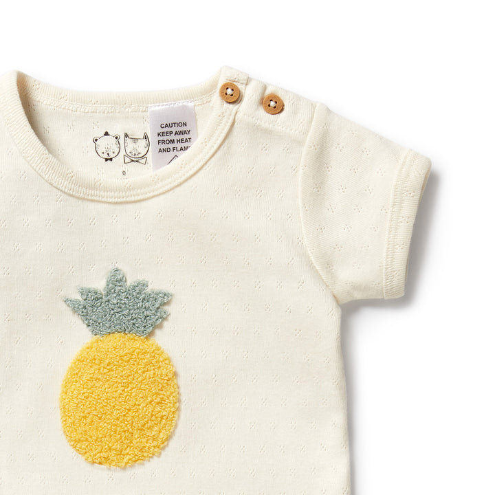 Wilson & Frenchy Organic Pointelle Bodysuit - Piney Pals