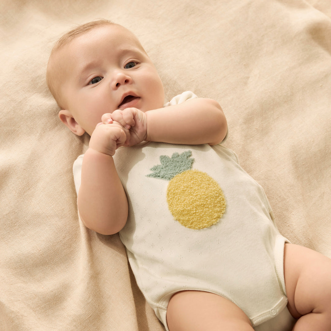 Wilson & Frenchy Organic Pointelle Bodysuit - Piney Pals