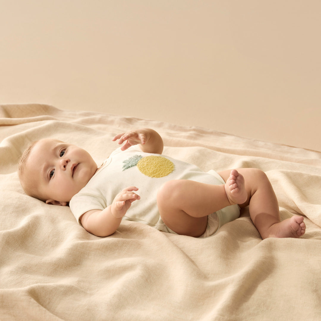 Wilson & Frenchy Organic Pointelle Bodysuit - Piney Pals