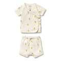 Organic Pointelle Kimono Set - Piney Pals