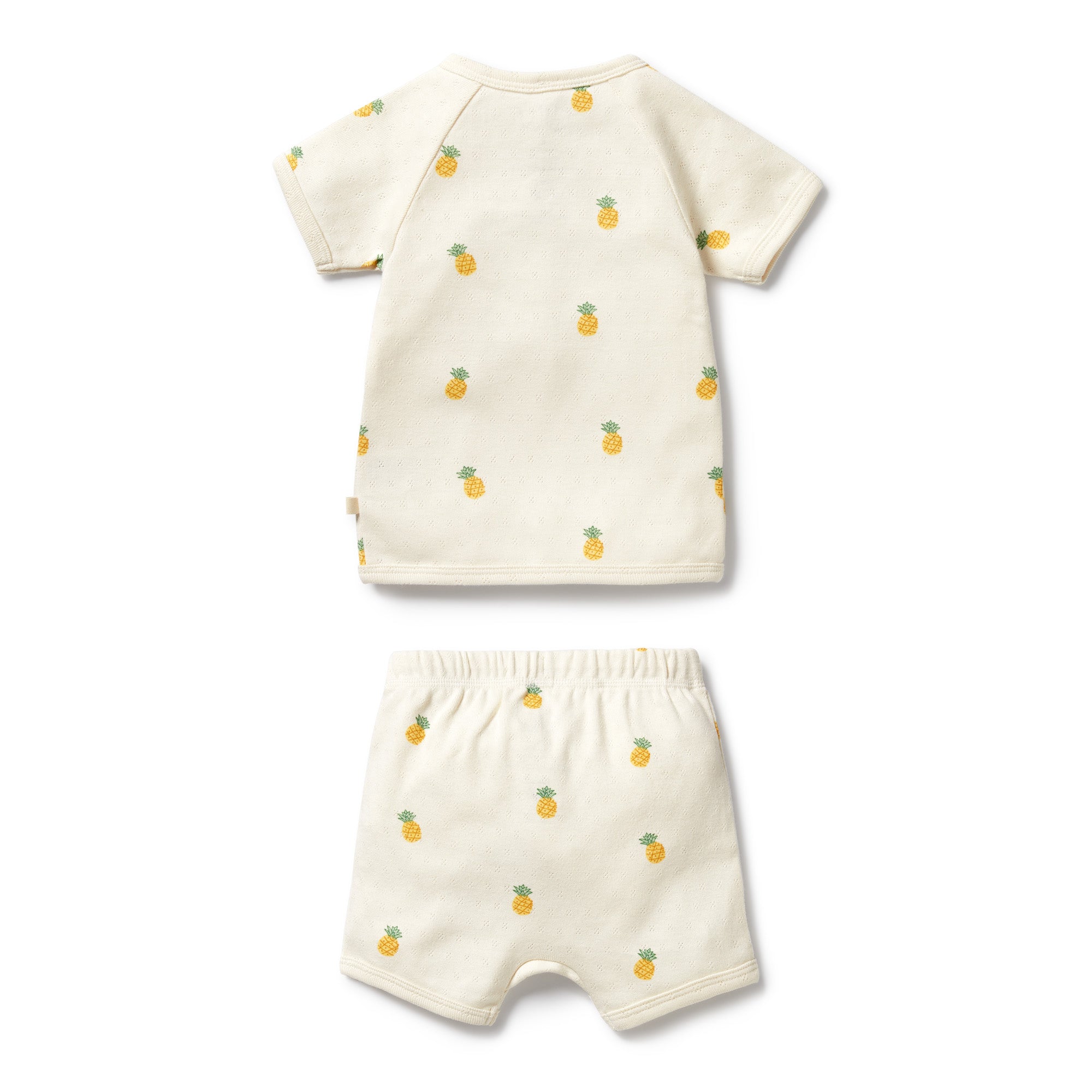 Organic Pointelle Kimono Set - Piney Pals