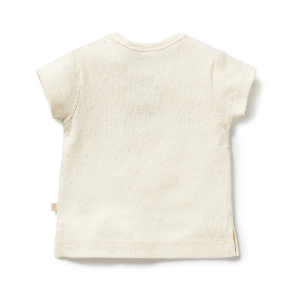 Organic Pointelle Tee - Piney Pals