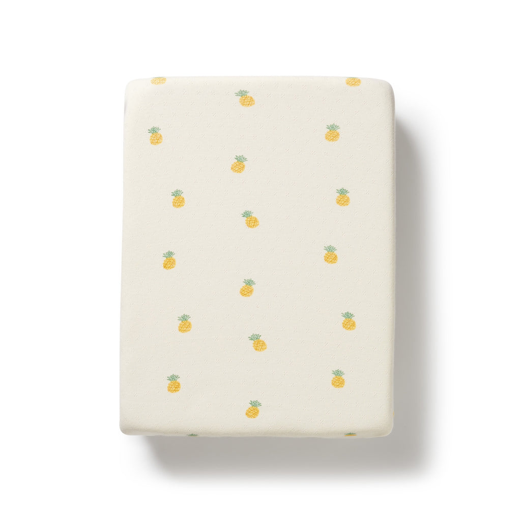 Organic Pointelle Bassinet Sheet - Piney Pals