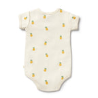 Organic Pointelle Henley Bodysuit - Piney Pals