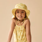 Cutwork Swimsuit - Lemon Drop