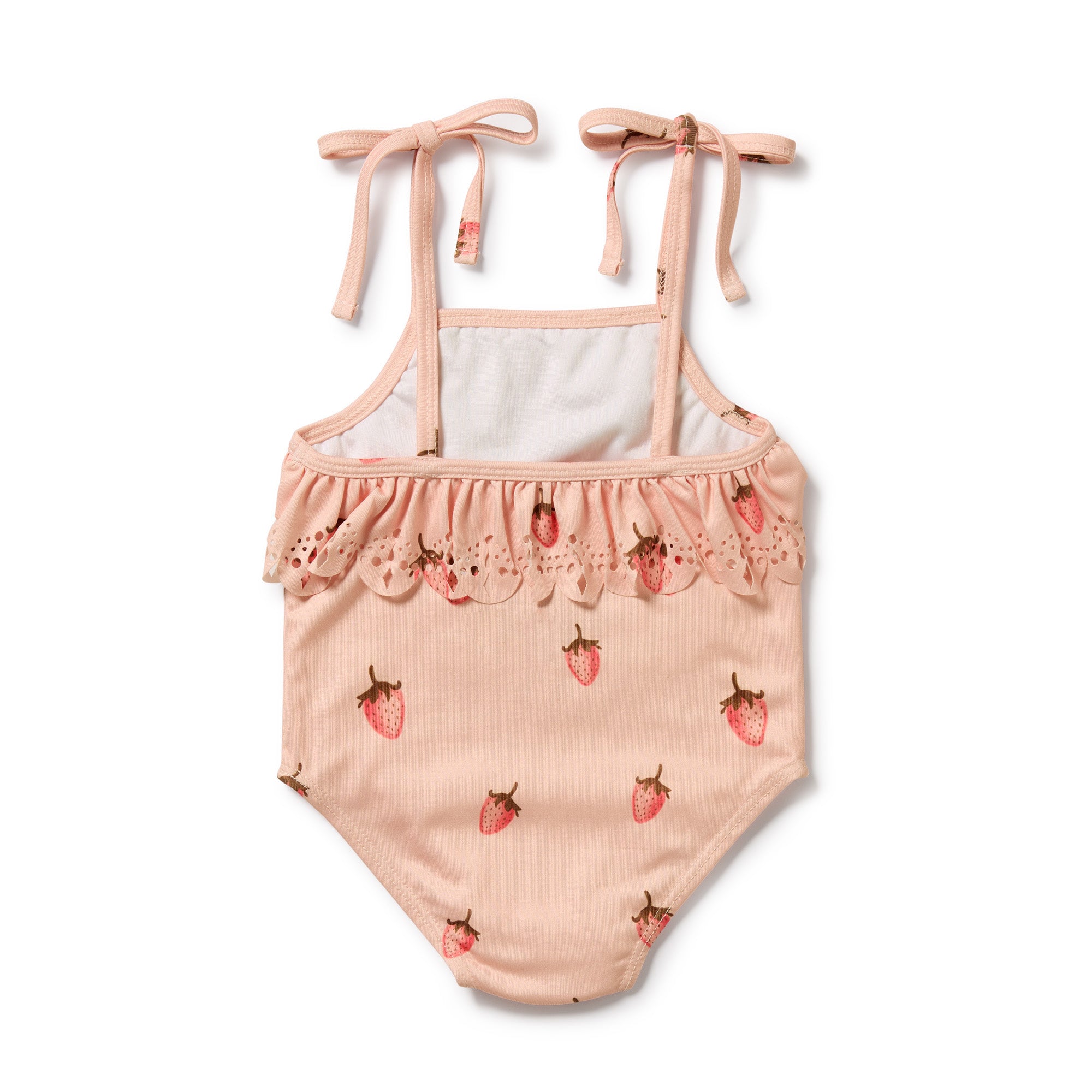 Wilson & Frenchy Cutwork Swimsuit - Strawberry Kisses