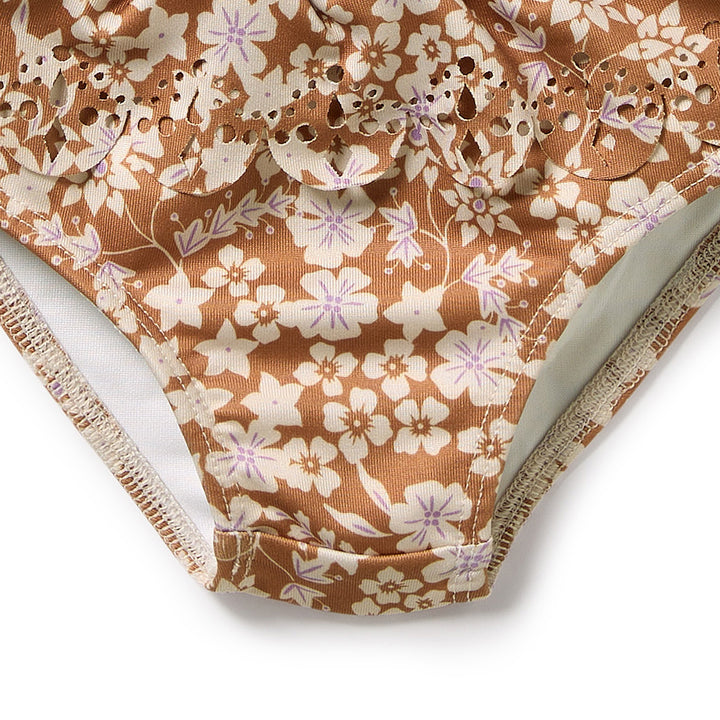 PRE-ORDER - Wilson & Frenchy Cutwork Rashie Swimset - Hazel Floral