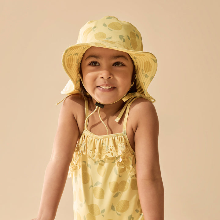 PRE-ORDER - Wilson & Frenchy Swim Sun Hat - Lemon Drop
