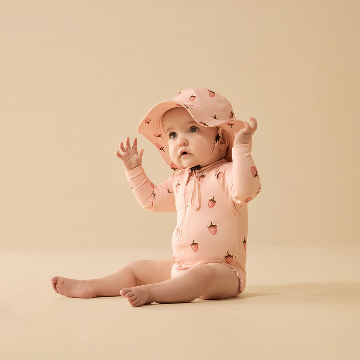 PRE-ORDER - Wilson & Frenchy Swim Sun Hat - Strawberry Kisses