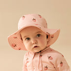 Swim Sun Hat - Strawberry Kisses