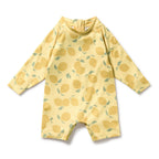 One Piece Boyleg Swimsuit - Lemon Drop