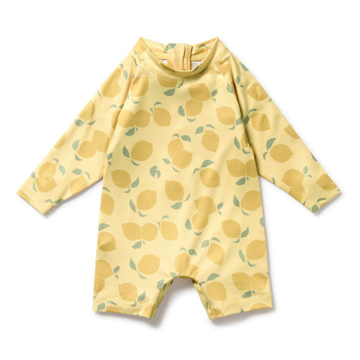 PRE-ORDER - Wilson & Frenchy One Piece Boyleg Swimsuit - Lemon Drop