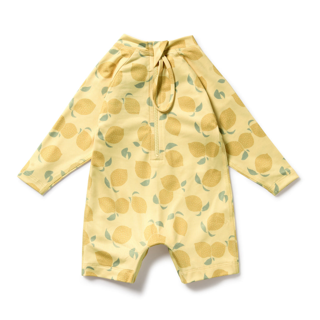 Wilson & Frenchy One Piece Boyleg Swimsuit - Lemon Drop