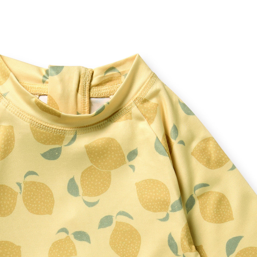 PRE-ORDER - Wilson & Frenchy One Piece Boyleg Swimsuit - Lemon Drop