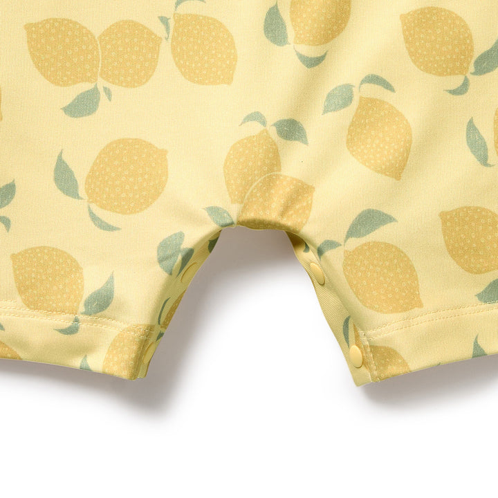 PRE-ORDER - Wilson & Frenchy One Piece Boyleg Swimsuit - Lemon Drop