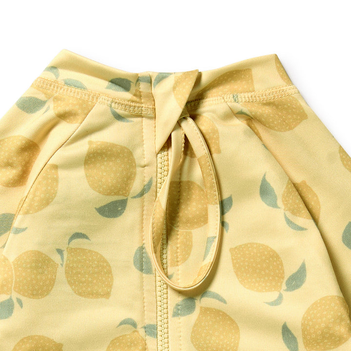 PRE-ORDER - Wilson & Frenchy One Piece Boyleg Swimsuit - Lemon Drop