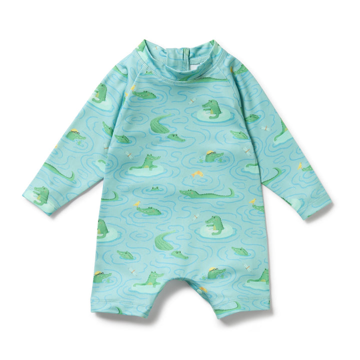 PRE-ORDER - Wilson & Frenchy One Piece Boyleg Swimsuit - Sunny Scales