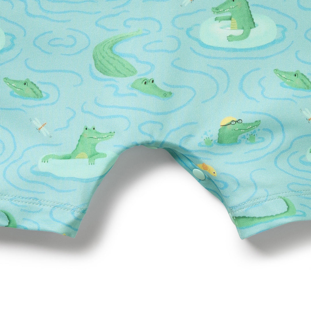 PRE-ORDER - Wilson & Frenchy One Piece Boyleg Swimsuit - Sunny Scales