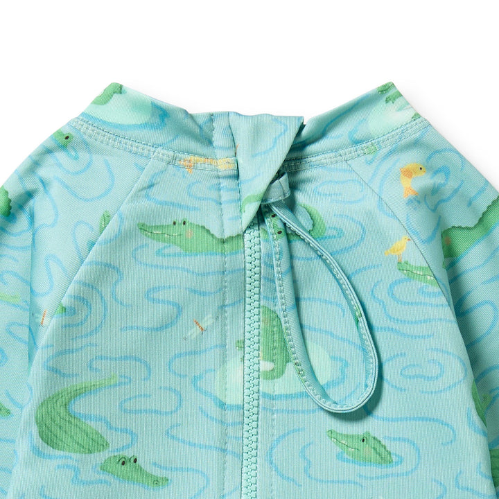 PRE-ORDER - Wilson & Frenchy One Piece Boyleg Swimsuit - Sunny Scales