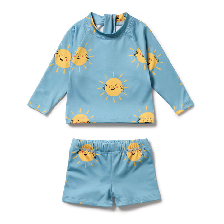 PRE-ORDER - Wilson & Frenchy Sunny Days Rashie Swim Set - Sunny Days