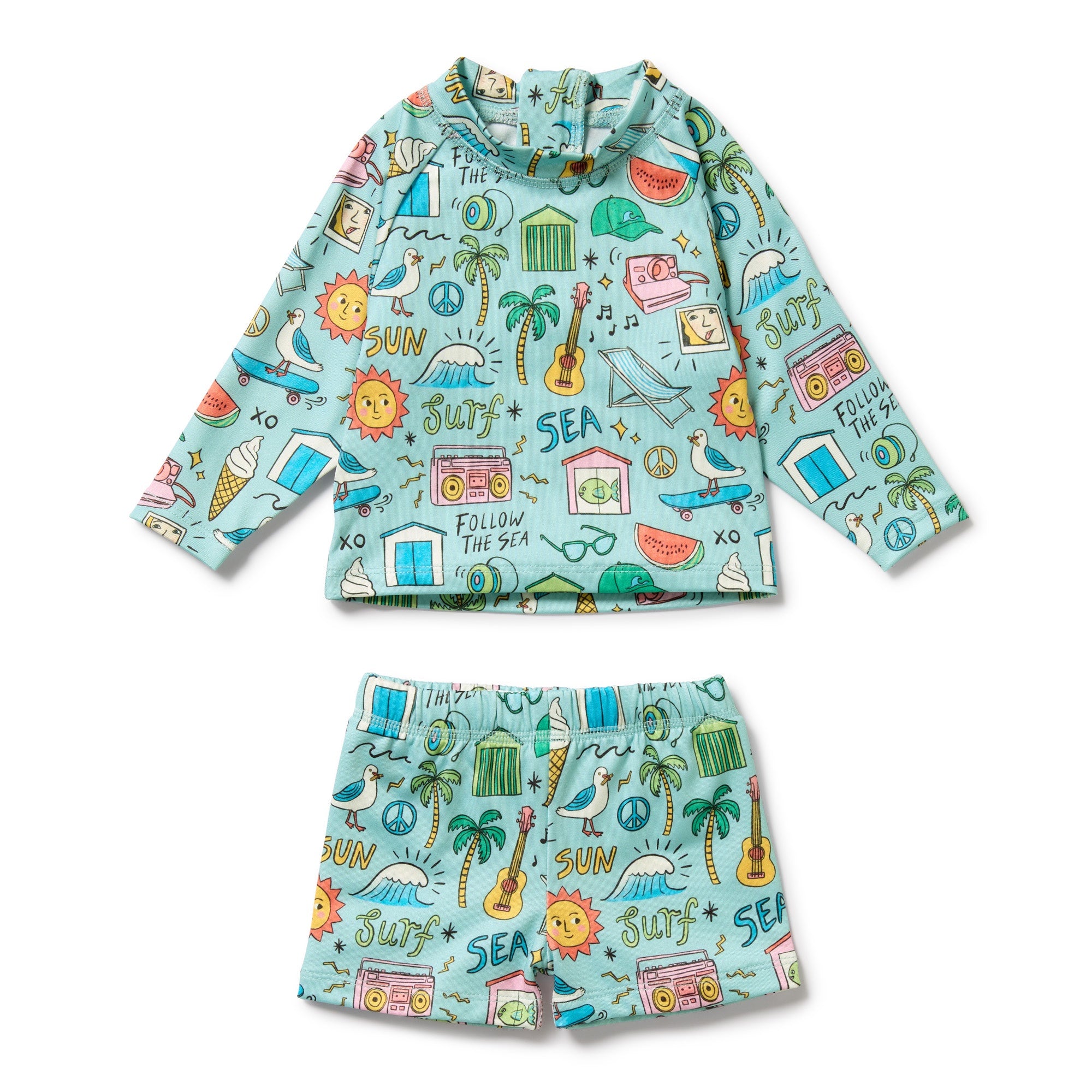 Wilson & Frenchy Rashie Swim Set - Sun Sea & Surf