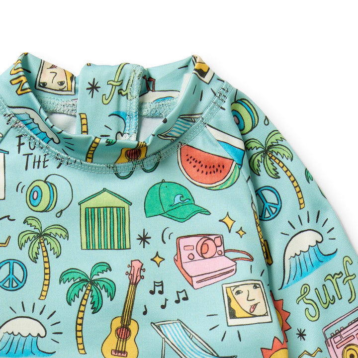 PRE-ORDER - Wilson & Frenchy Rashie Swim Set - Sun Sea & Surf