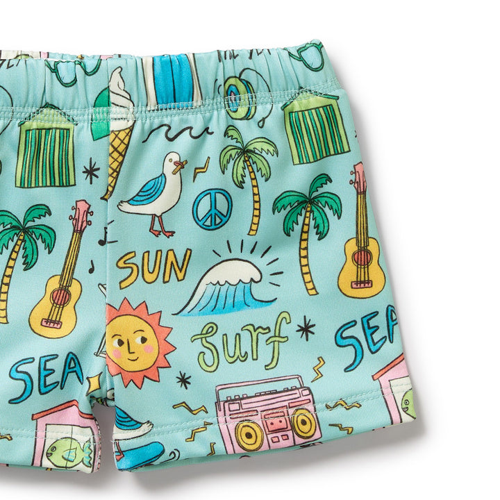 PRE-ORDER - Wilson & Frenchy Rashie Swim Set - Sun Sea & Surf