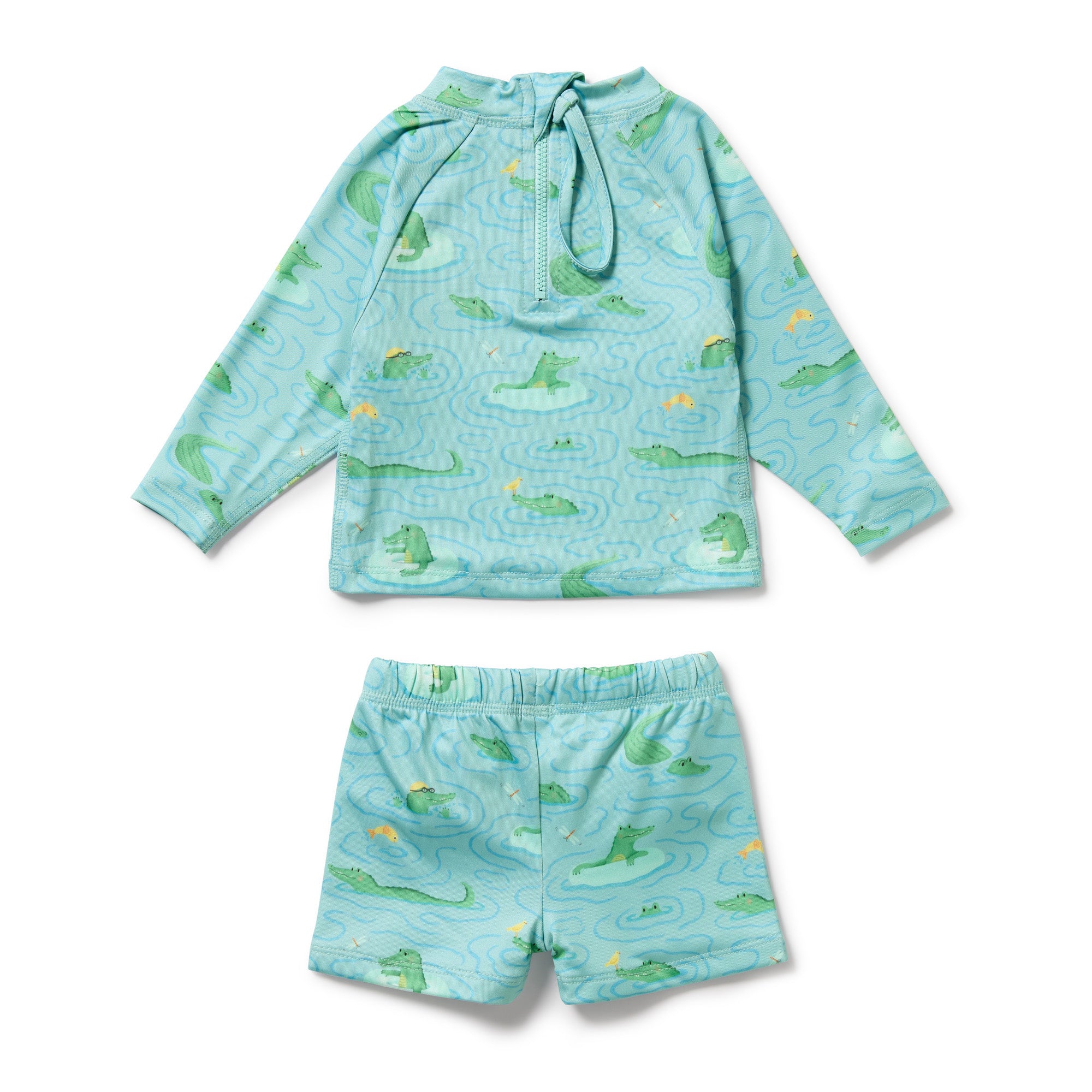 Wilson & Frenchy Rashie Swim Set - Sunny Scales