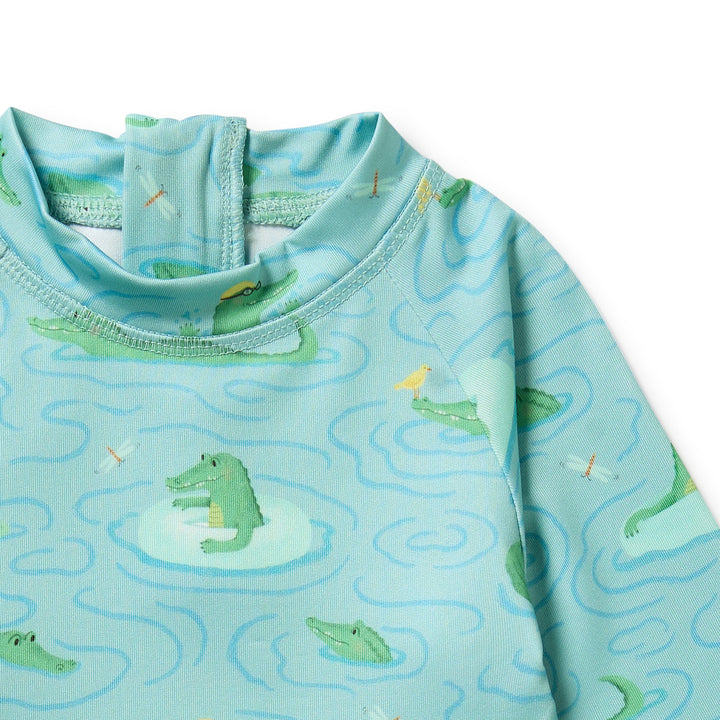 PRE-ORDER - Wilson & Frenchy Rashie Swim Set - Sunny Scales