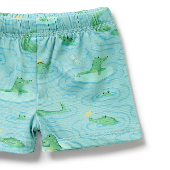 PRE-ORDER - Wilson & Frenchy Rashie Swim Set - Sunny Scales
