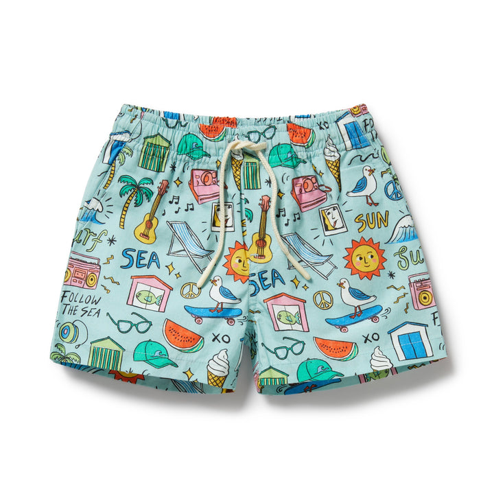 Wilson & Frenchy Swim Board Short - Sun Sea & Surf