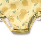 Long Sleeved Swimsuit - Lemon Drop