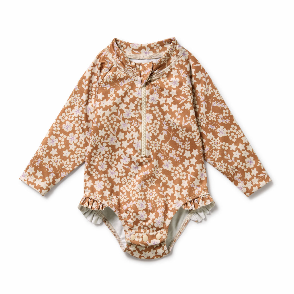 Wilson & Frenchy Long Sleeved Swimsuit - Hazel Floral