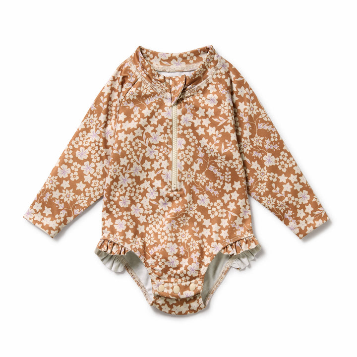 PRE-ORDER - Wilson & Frenchy Long Sleeved Swimsuit - Hazel Floral