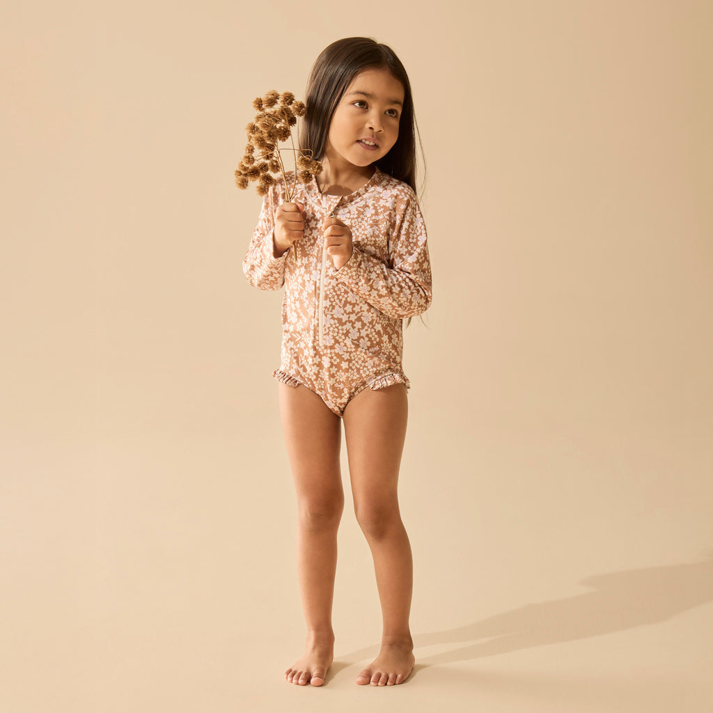 Wilson & Frenchy Long Sleeved Swimsuit - Hazel Floral