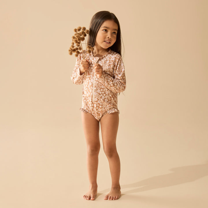 PRE-ORDER - Wilson & Frenchy Long Sleeved Swimsuit - Hazel Floral