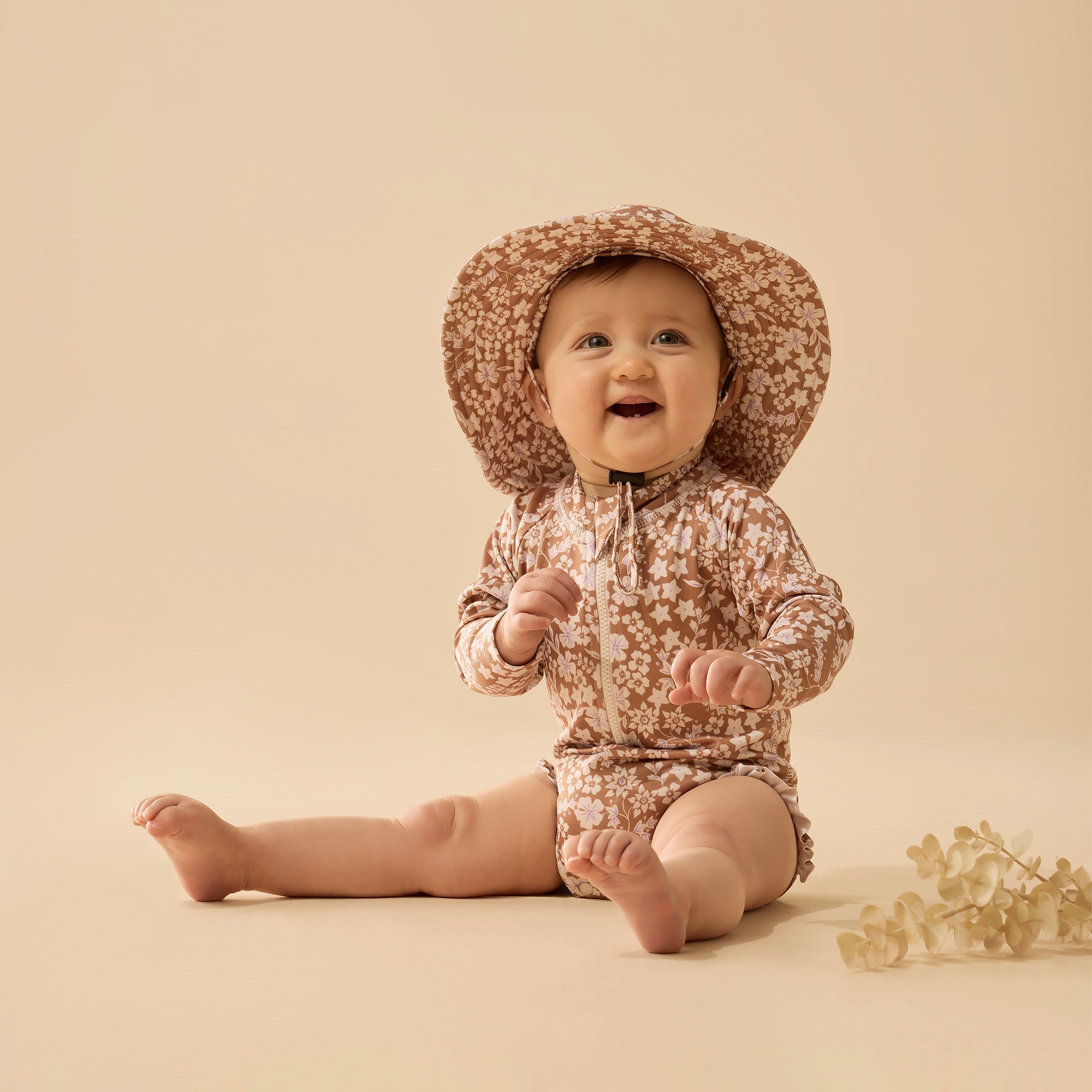 Wilson & Frenchy Long Sleeved Swimsuit - Hazel Floral