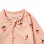 Long Sleeved Swimsuit - Strawberry Kisses