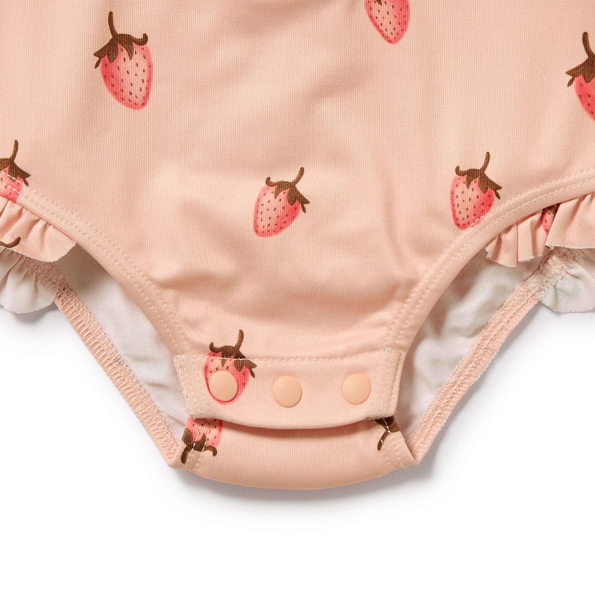 Wilson & Frenchy Long Sleeved Swimsuit - Strawberry Kisses