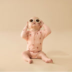 Long Sleeved Swimsuit - Strawberry Kisses