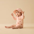 Long Sleeved Swimsuit - Strawberry Kisses