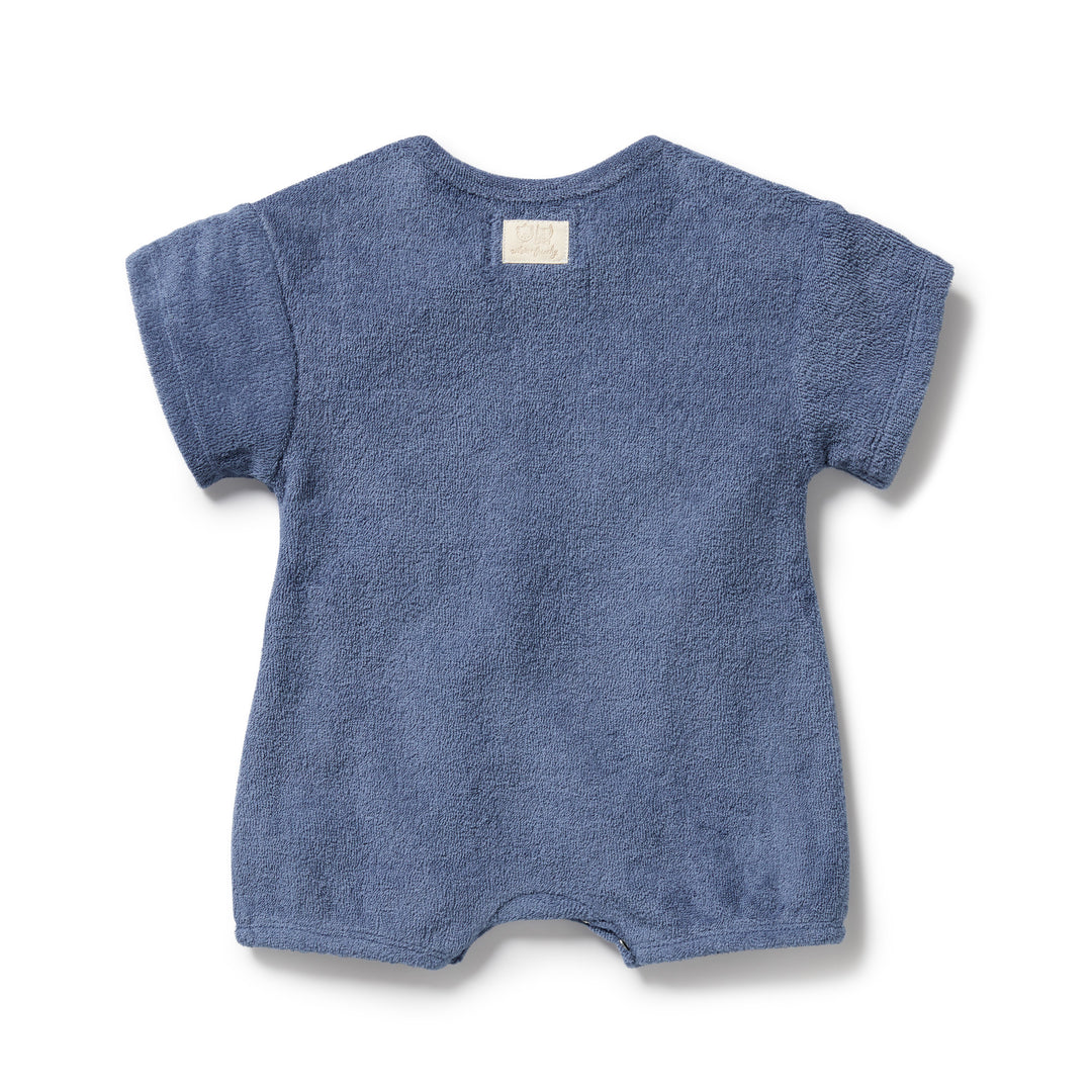Wilson & Frenchy Organic Terry Growsuit - Deep Blue