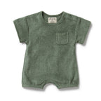 Organic Terry Growsuit - Moss