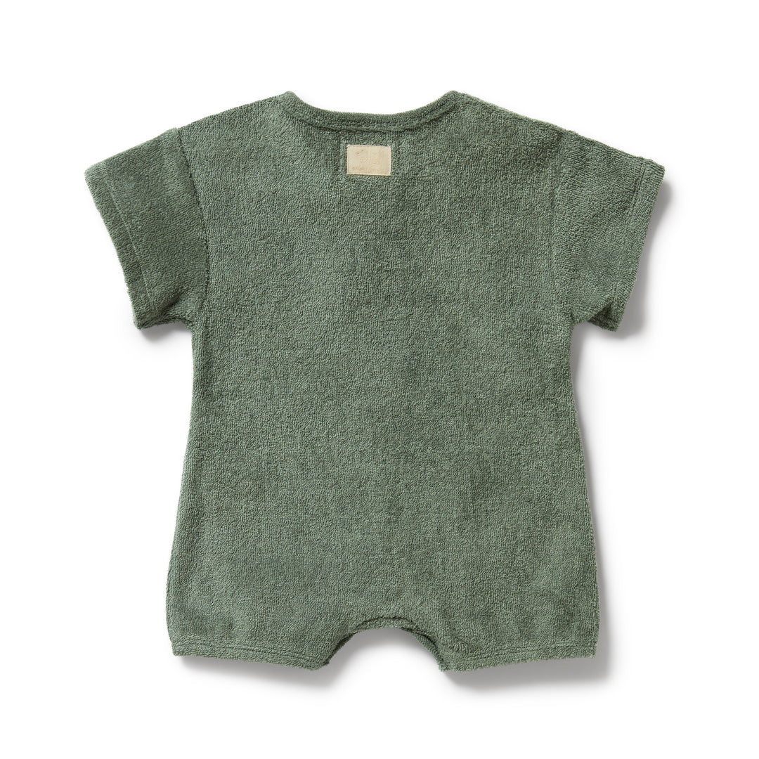 Wilson & Frenchy Organic Terry Growsuit - Moss