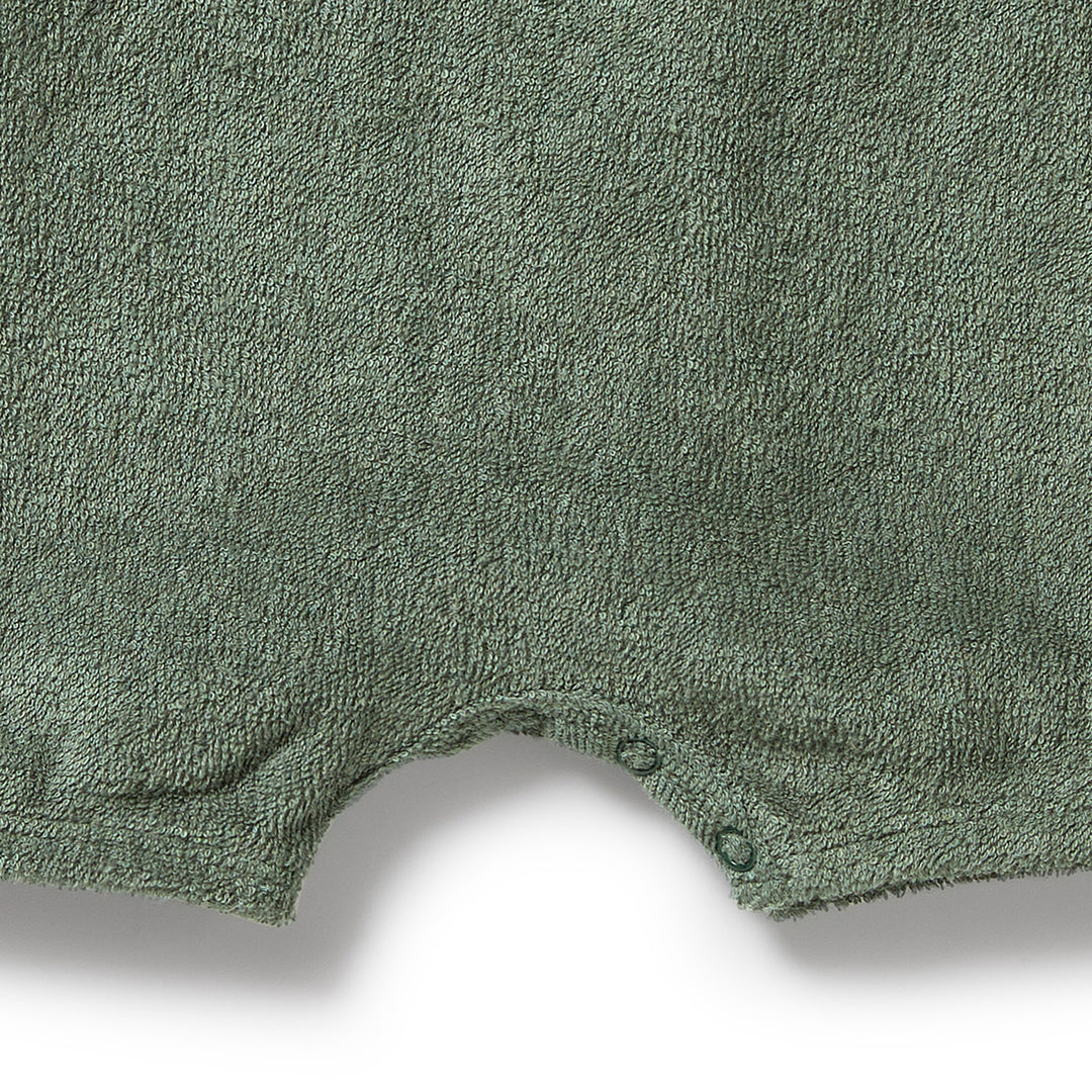 Wilson & Frenchy Organic Terry Growsuit - Moss